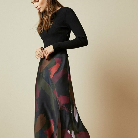 Ted Baker Tamlin Amber Black Knit Top 